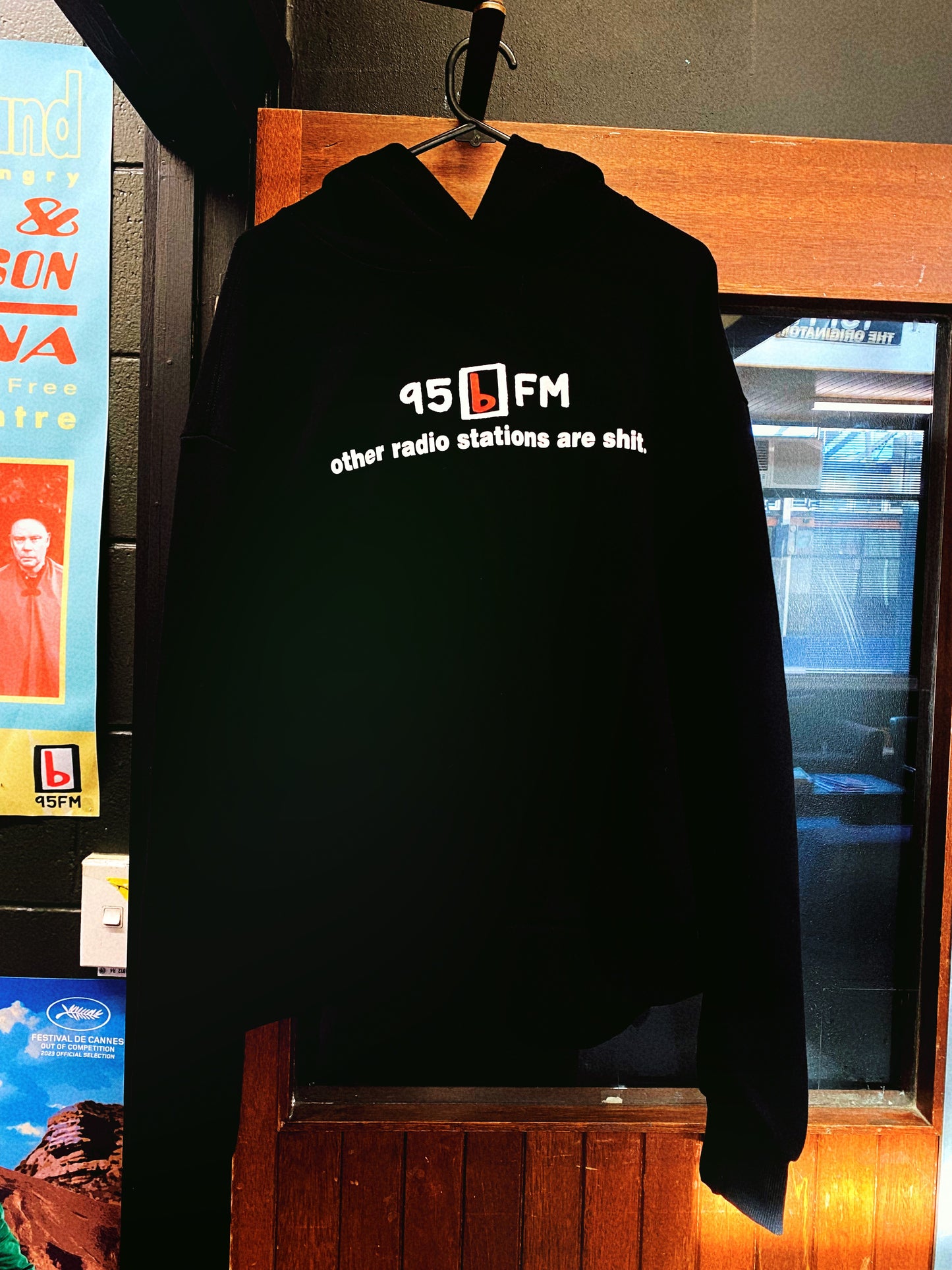The "other radio stations are shit." Hoodie