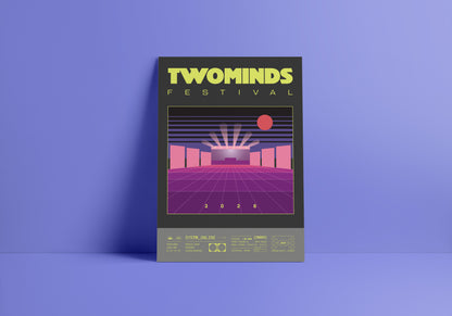 Twominds Festival Art Prints